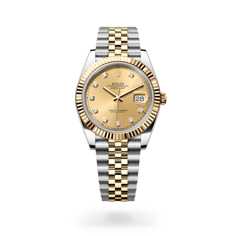 Rolex Datejust 41腕錶黃金鋼（蠔式鋼與黃金的組合）款，M126333-0012 - 慎昌鐘錶