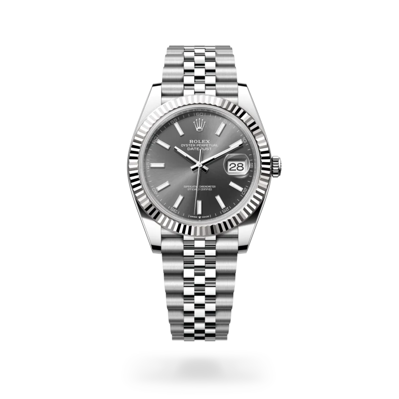 Rolex Datejust 41腕錶白色黃金鋼（蠔式鋼與白色黃金的組合）款，M126334-0014 - 慎昌鐘錶