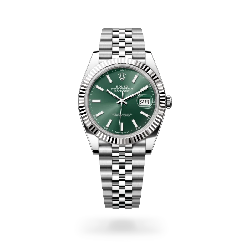 Rolex Datejust 41腕錶白色黃金鋼（蠔式鋼與白色黃金的組合）款，M126334-0028 - 慎昌鐘錶