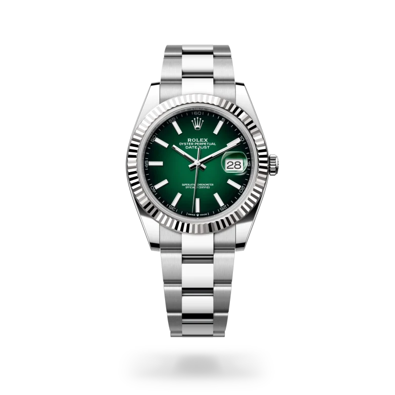 Rolex Datejust 41腕錶白色黃金鋼（蠔式鋼與白色黃金的組合）款，M126334-0033 - 慎昌鐘錶