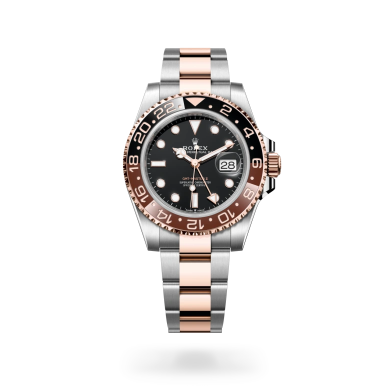 Rolex GMT-Master II腕錶永恒玫瑰金鋼（蠔式鋼與永恒玫瑰金的組合）款，M126711CHNR-0002 - 慎昌鐘錶