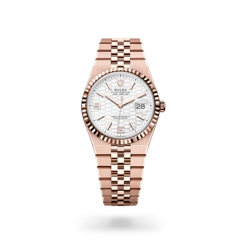 Rolex Land-Dweller 36腕錶18K永恒玫瑰金款，M127235-0001 - 慎昌鐘錶