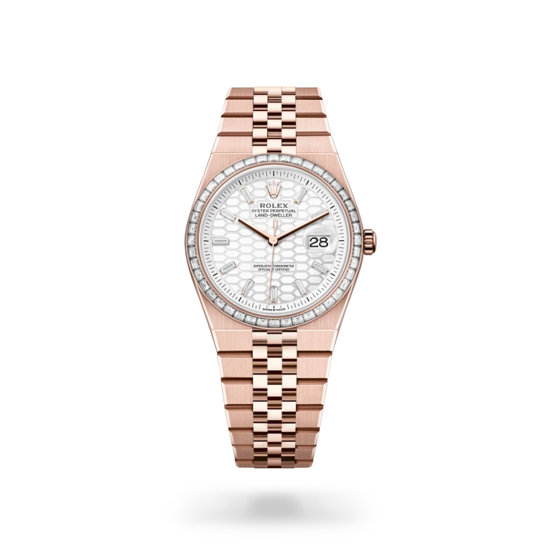 Rolex Land-Dweller 36腕錶18K永恒玫瑰金款，M127285TBR-0002 - 慎昌鐘錶