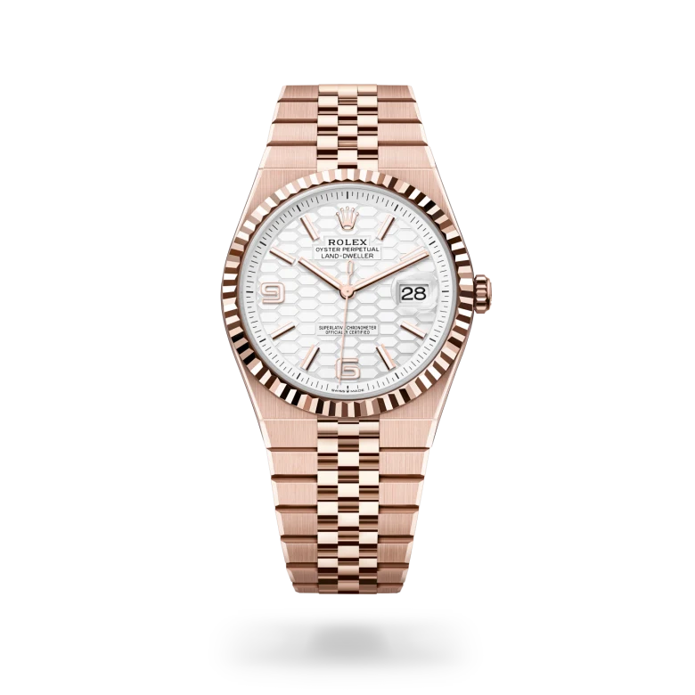 Rolex Land-Dweller 40腕錶18K永恒玫瑰金款，M127335-0001 - 慎昌鐘錶