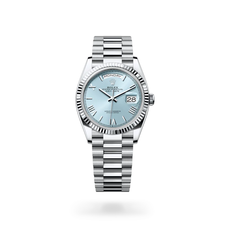 Rolex Day-Date 36腕錶鉑金款，M128236-0018 - 慎昌鐘錶