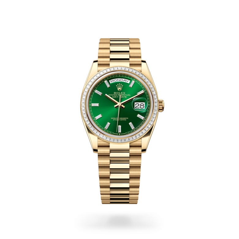 Rolex Day-Date 36腕錶18K黃金款，M128398TBR-0035 - 慎昌鐘錶