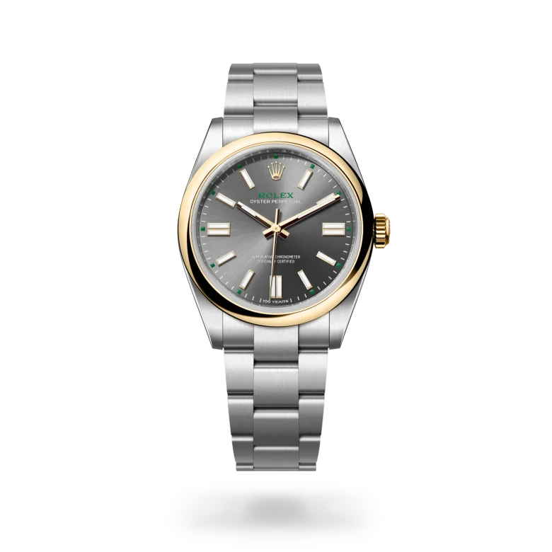 Rolex Oyster Perpetual 41腕錶黃金鋼（蠔式鋼與黃金的組合）款，M134303-0001 - 慎昌鐘錶
