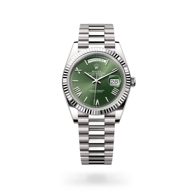 Rolex Day-Date 40腕錶18K白色黃金款，M228239-0033 - 慎昌鐘錶