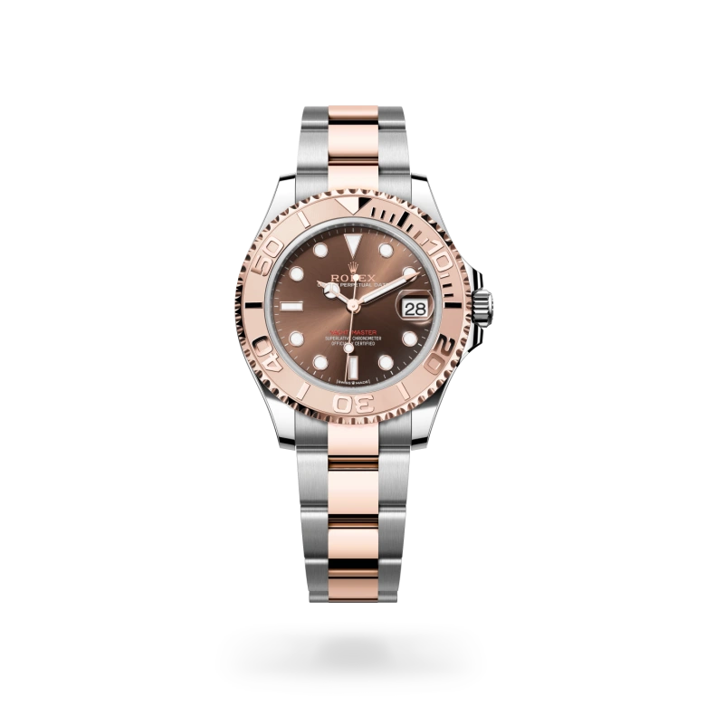Rolex Yacht-Master 37腕錶永恒玫瑰金鋼（蠔式鋼與永恒玫瑰金的組合）款，M268621-0003 - 慎昌鐘錶