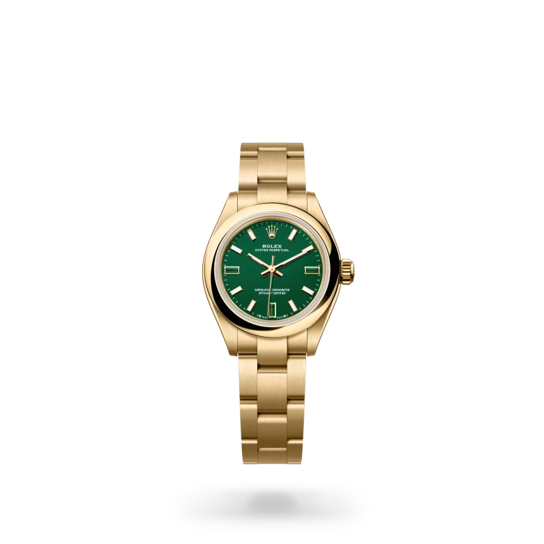 Rolex Oyster Perpetual 28腕錶18K黃金款，M276208-0002 - 慎昌鐘錶