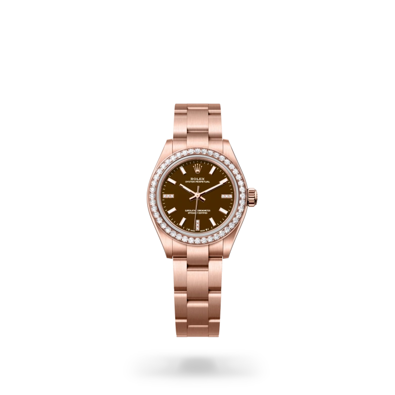 Rolex Oyster Perpetual 28腕錶18K永恒玫瑰金款，M276245RBR-0002 - 慎昌鐘錶