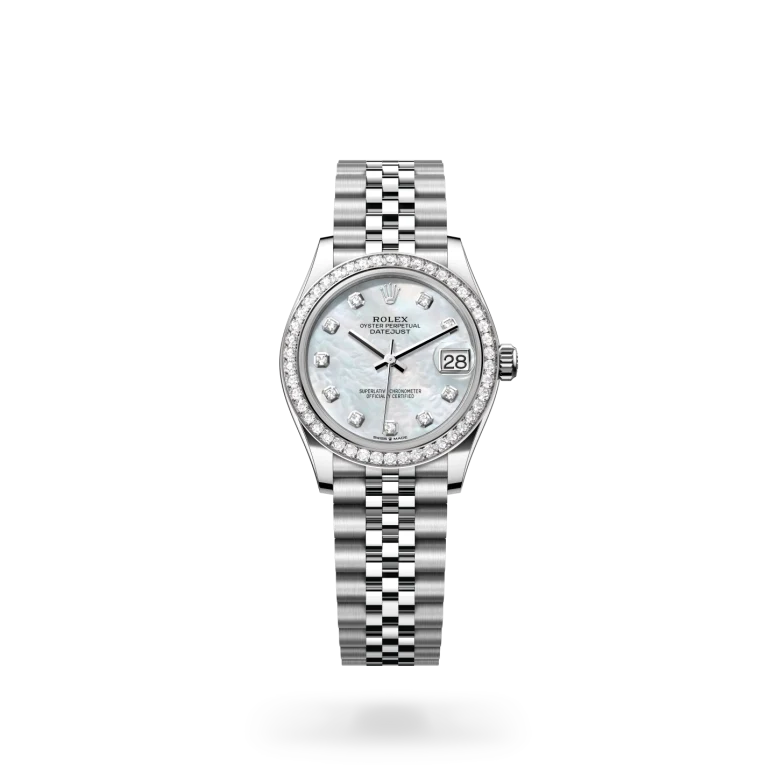 Rolex Datejust 31腕錶白色黃金鋼（蠔式鋼與白色黃金的組合）款，M278384RBR-0008 - 慎昌鐘錶