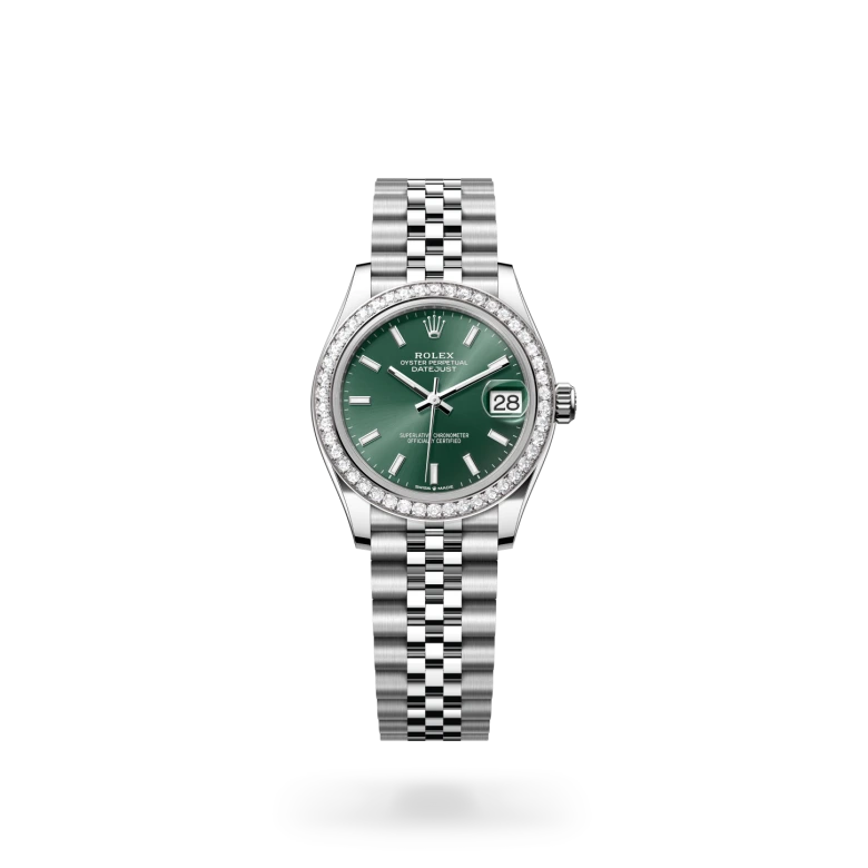 Rolex Datejust 31腕錶白色黃金鋼（蠔式鋼與白色黃金的組合）款，M278384RBR-0022 - 慎昌鐘錶