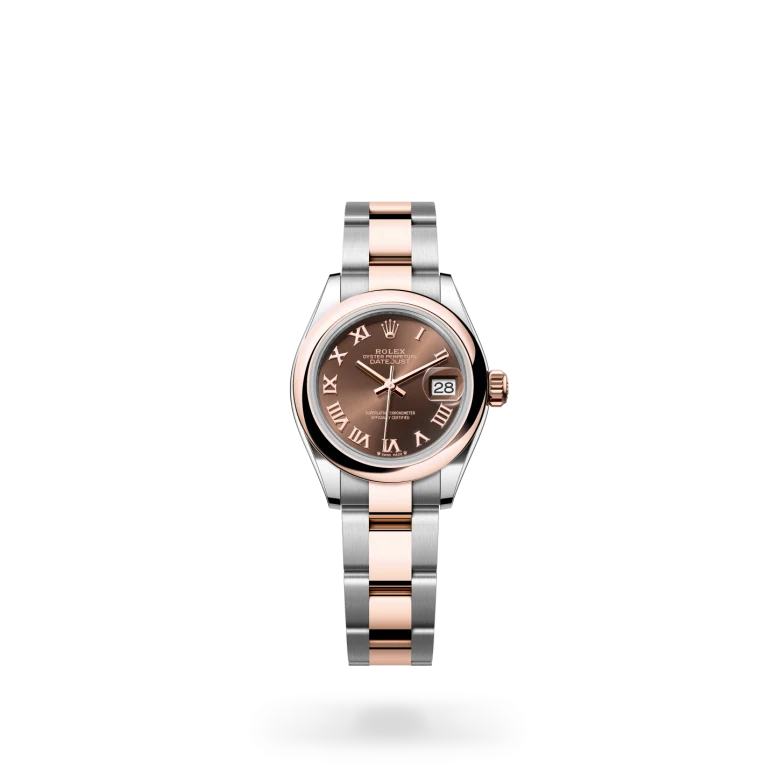 Rolex Lady-Datejust腕錶永恒玫瑰金鋼（蠔式鋼與永恒玫瑰金的組合）款，M279161-0010 - 慎昌鐘錶
