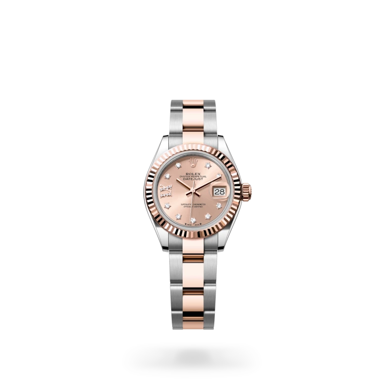 Rolex Lady-Datejust腕錶永恒玫瑰金鋼（蠔式鋼與永恒玫瑰金的組合）款，M279171-0028 - 慎昌鐘錶