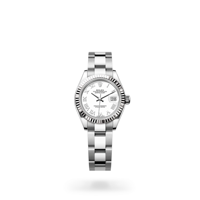 Rolex Lady-Datejust腕錶白色黃金鋼（蠔式鋼與白色黃金的組合）款，M279174-0020 - 慎昌鐘錶