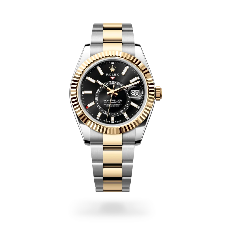 Rolex Sky-Dweller腕錶黃金鋼（蠔式鋼與黃金的組合）款，M336933-0003 - 慎昌鐘錶