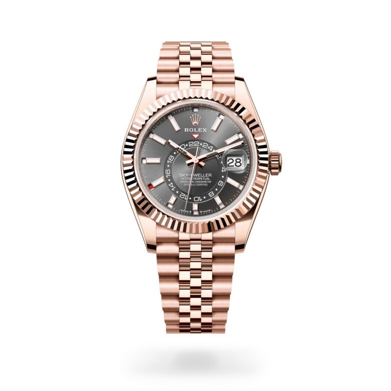 Rolex Sky-Dweller腕錶18K永恒玫瑰金款，M336935-0008 - 慎昌鐘錶